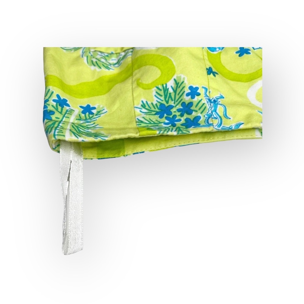 HTF: Lilly Pulitzer ✦ Cruising Monkey Skirt ✦ Yellow Blue Print ✦ 6P Petite 4 6 - Picture 11 of 16